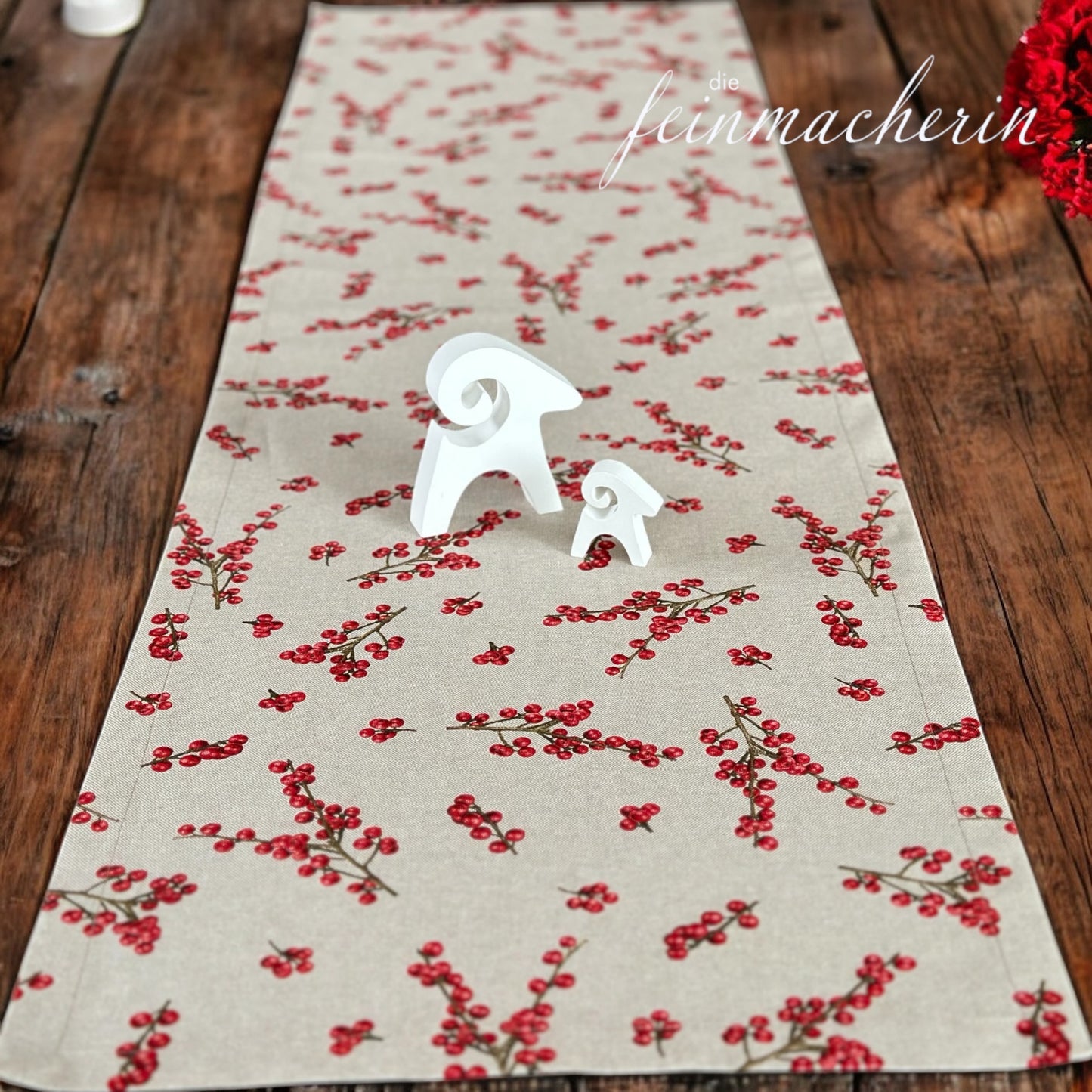 Tischläufer Rote Beeren