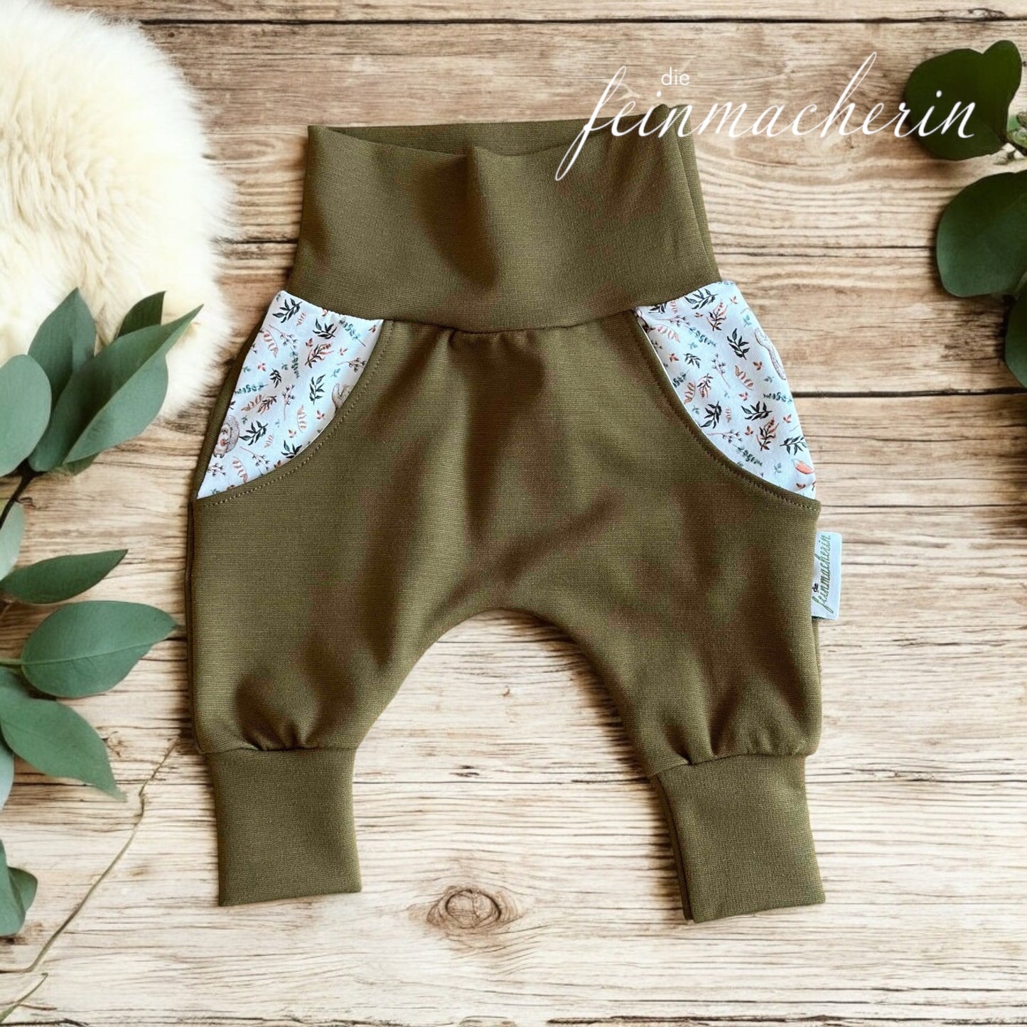 Pumphose Waldtiere khaki