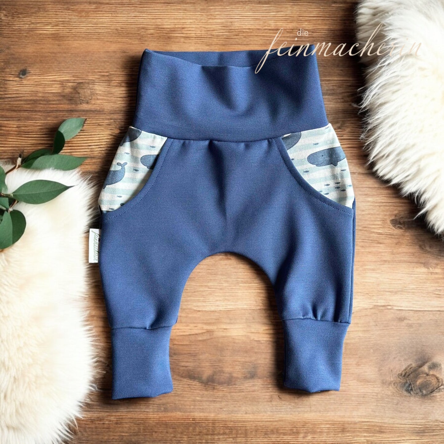 Pumphose Wale kornblumenblau